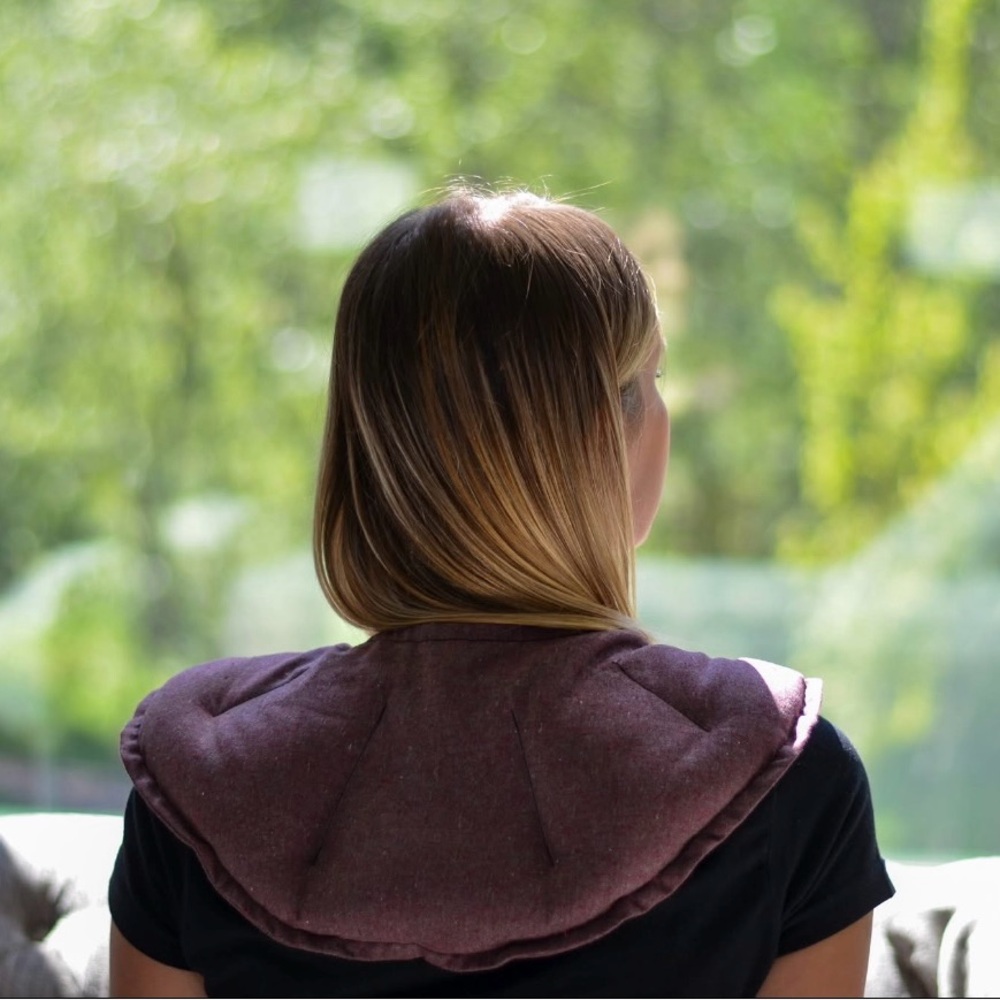 Premium Hemp Neck and Shoulder Heat Wrap Herbal Hemp Aromatherapy Neck Wrap